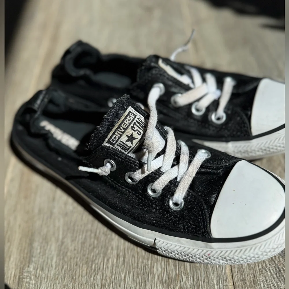 Converse Chuck Taylor All Star Shoreline Black Sneakers Women’s Size 8